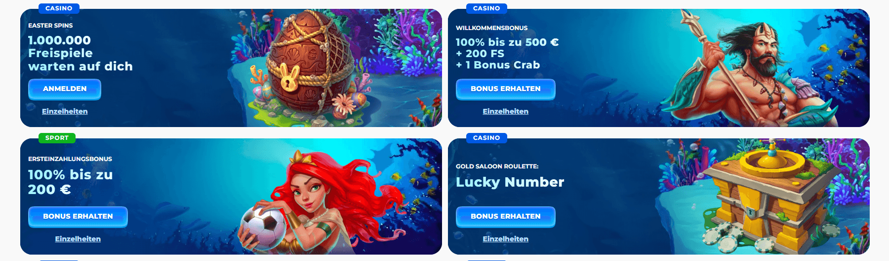 Posido Casino Bonus